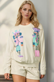 Sequin Nutcracker Sweater