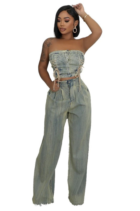 Denim Dior Set