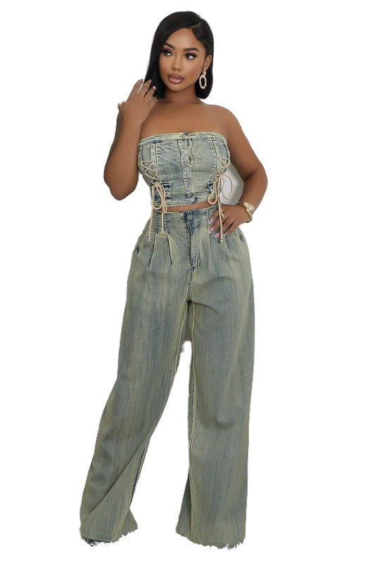 Denim Dior Set