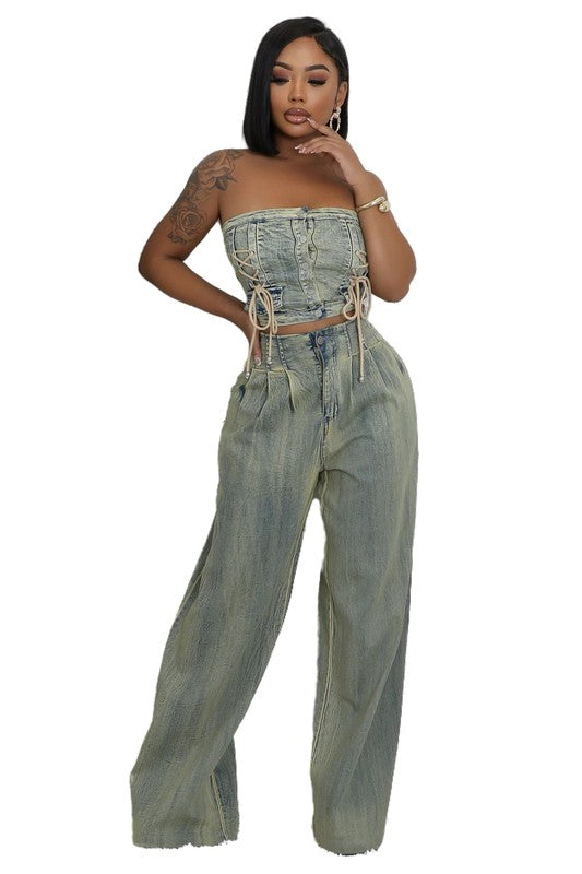 Denim Dior Set