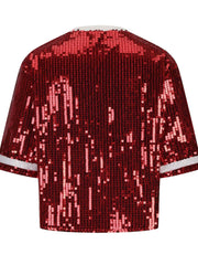 Gameday Sequin Football Top