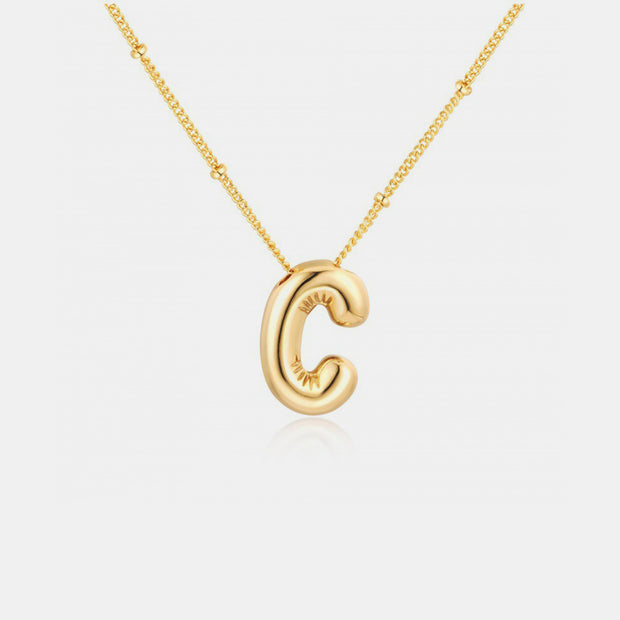 Lovely Letter Pendant Necklace