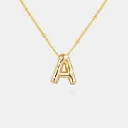 Lovely Letter Pendant Necklace