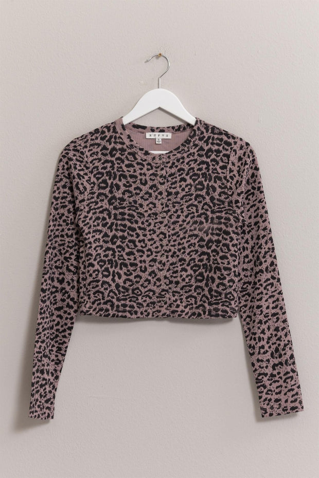 Leopard CropCardigan