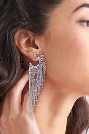 Denim Dripped Earring