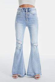 BAE. “Beautiful As Ever”                   Raw Flare Jeans