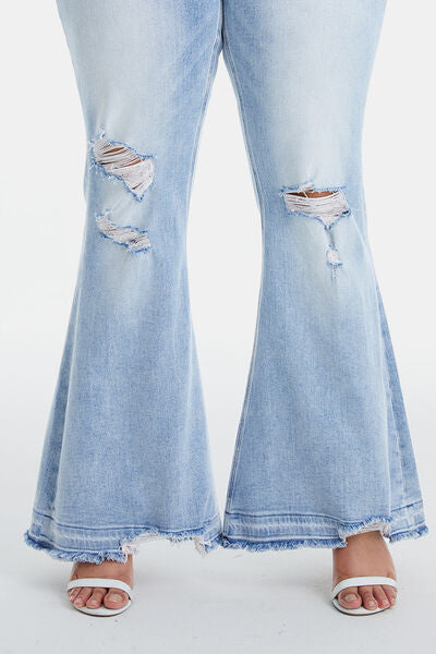 BAE. “Beautiful As Ever”                   Raw Flare Jeans