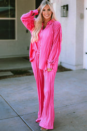 Pink & Pleated Set